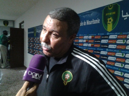 مدرب المغرب محبط من النتيجة التى تحصل عليها بنواكشوط