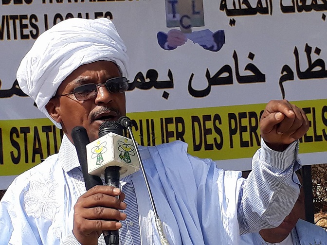بنيوك ولد أحمد بنان رئيس النقابة