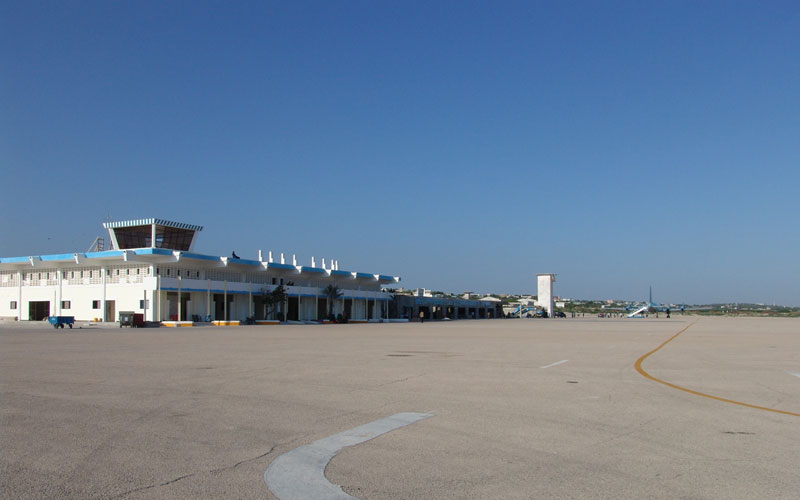 صورة من مطار مقديشو الدولي 