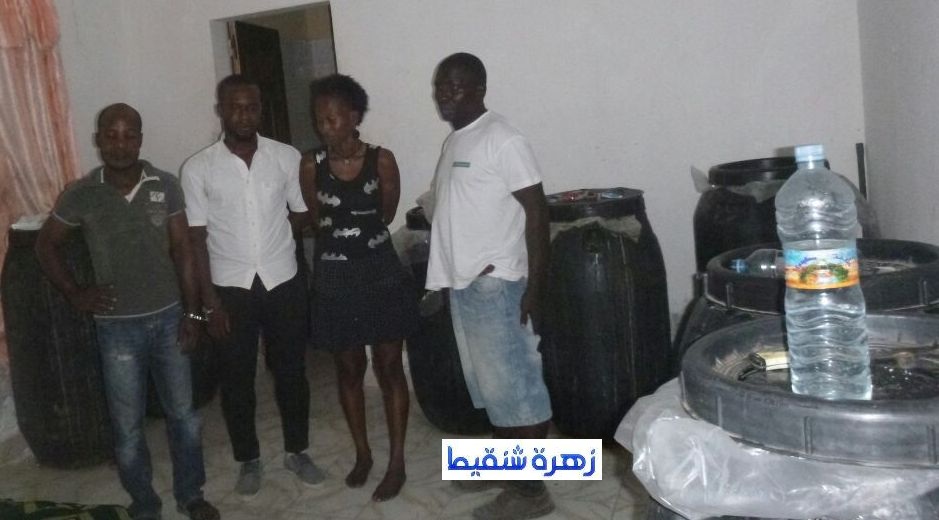 العصابة داخل مصنع الخمور