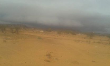 صورة من منطقة "أم أكريه" صباح اليوم من صحفة المدون شيخنا ولد فال