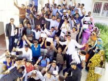 طلاب موريتانيا  بتونس في وقفة سابقة بشأن المنح