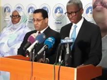 وزير الدفاع جلو مامادو باتيا / وزير الاقتصاد والمالية المختار اجاي / مدير الوكالة خدجة بنت أسغير