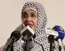 وزيرة الزراعة الأمينة بنت القطب ولد أمم